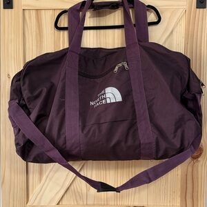The North Face Dark Purple Large Duffel Bag